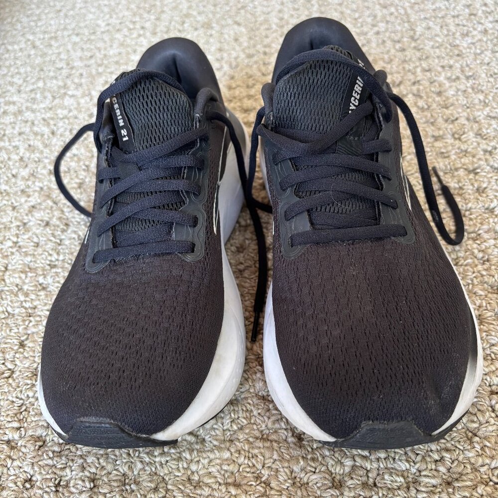Brooks Glycerin 21 Black White Womens, Size 9.5